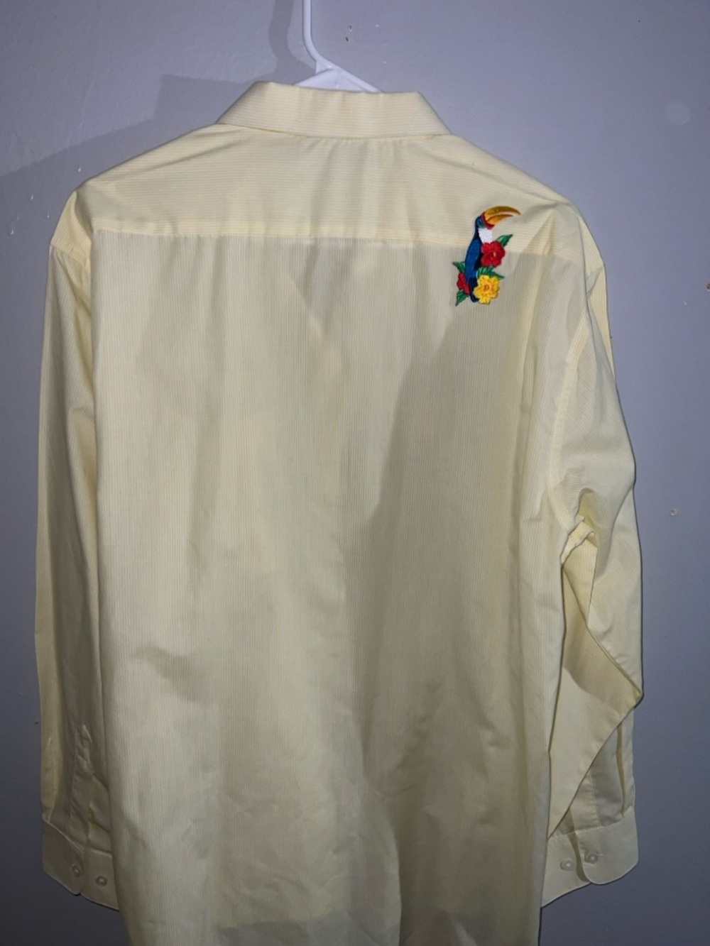 Las Olas by Oved International Yellow Striped Button-Up Shirt - Picture 9 of 10